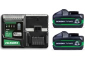 HiKOKI UC36YSL2WAZ Zestaw wzmacniający 2x 36V 4.0Ah/18V 8.0Ah Li-Ion, Multivolt + szybka