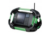 HiKOKI UR18DSDLW4Z Akumulatorowe radio budowlane Bluetooth 14,4/18 V, (bez akumulatora)
