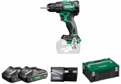 HIKOKI DS18DEWHZ Wiertarko-wkrętarka akumulatorowa (18V/2x4,0Ah) Walizka