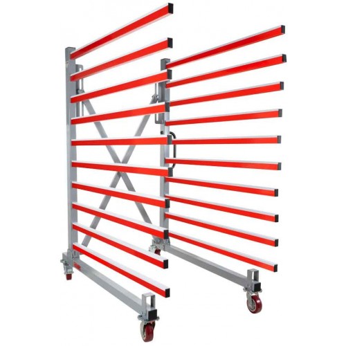 Holzmann Dwustronny rozciągany wózek lakierniczy stojak (50kg/500kg) TAW140 Holzmann Dwustronny rozciągany wózek lakierniczy stojak (50kg/500kg) TAW140