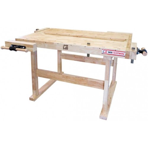 Holzmann Strugnica, stół stolarski (150kg/1550x1170mm) WB155TWIN