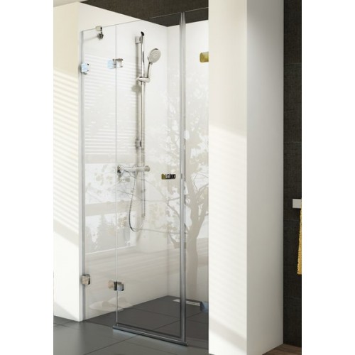 RAVAK BRILLIANT Drzwi prysznicowe 3-częściowe BSD3-120 L 0ULG0A00Z1