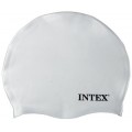 INTEX Silikonowy czepek pływacki na basen, biały, 8+ 55991