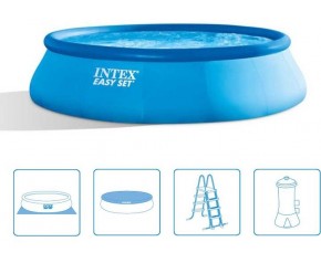 INTEX Easy Set Pool Basen 457 x 122 cm pompa kartuszowa 26168NP