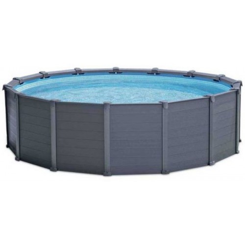 INTEX GRAPHITE GRAY PANEL POOL4,78 x 1,24 m (+ filtr piaskowy Intex 4m3 / h) 26382NP