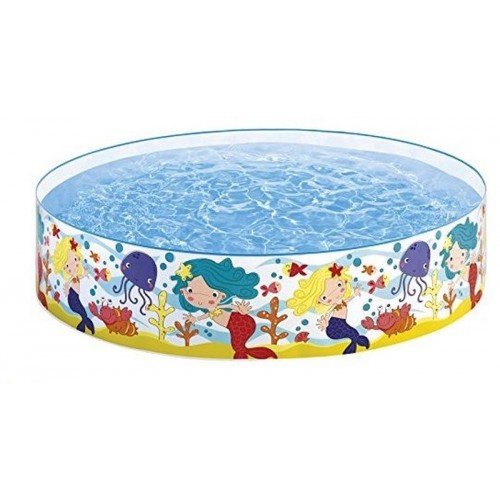 INTEX Basen dla dzieci ze ścianą stałą syrenka , 58458NP INTEX Basen dla dzieci ze ścianą stałą syrenka , 58458NP