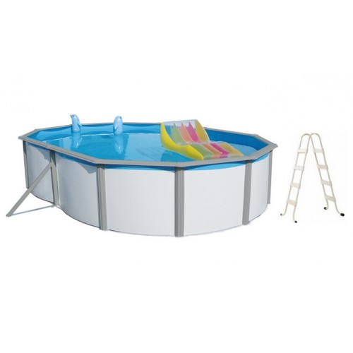 INTEX Basen stalowy zestaw Nuovo de Luxe Duo owalny 550 x 366 x 120 cm 011253