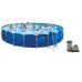 INTEX Basen Frame Pool Set Rondo 732 x 132 cm filtr kartuszowy 28262GN