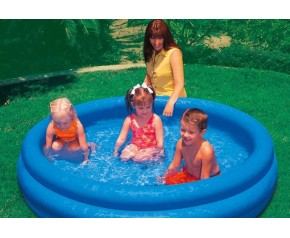 INTEX Crystal Blue Pool Basen dziecięcy 3-Ring 168 x 41 cm 58446NP