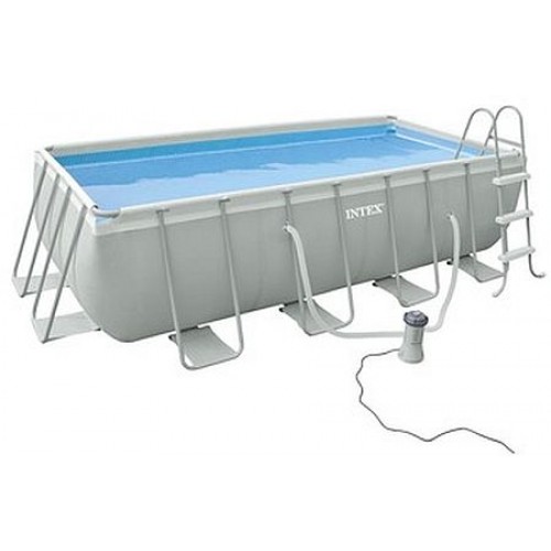 INTEX Basen Frame Pool Set Ultra Quadra 400x200x100 cm filtr kartuszowy 128350GS