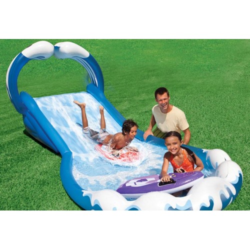 INTEX Basen dla dzieci dmuchany Surf´n Slide 4,42x1,68x1,63 m 57469NP