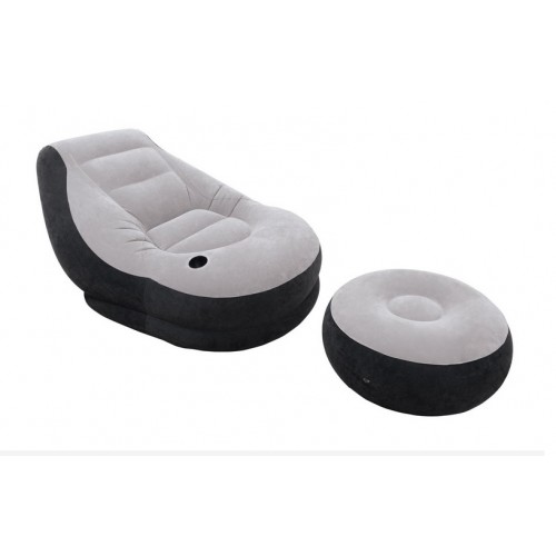 INTEX ULTRA LOUNGE Dmuchany wygodny fotel z podnóżkiem 68564