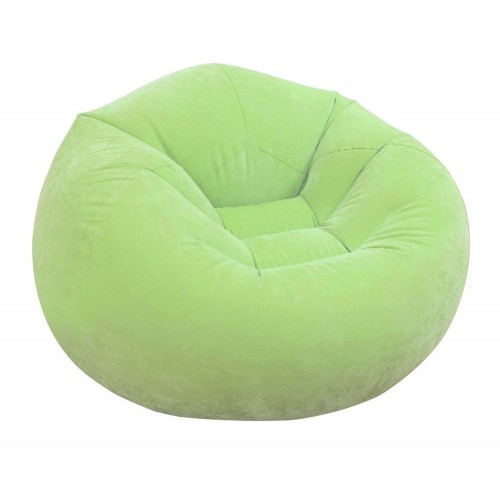 INTEX BEANLESS BAG CHAIR Dmuchany fotel 107 x 104 x 69 cm, zielony 68569
