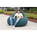 INTEX Dmuchany fotel welurowy 122 cm x 127 cm x 81 cm zielony 68583NP