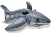 INTEX White Shark Ride-On Dmuchana zabawka do pływania wielki biały rekin 57525NP