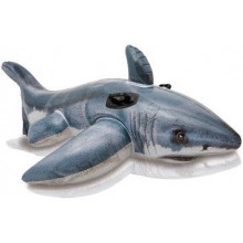 INTEX White Shark Ride-On Dmuchana zabawka do pływania wielki biały rekin 57525NP