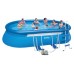 INTEX Basen Oval Frame Pool Set 610 x 366 x 122 cm filtr kartuszowy+ schodki 128194GS