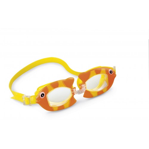 INTEX FUN GOGGLES Okulary do pływania dla dzieci Play, pomarańczowe 55603