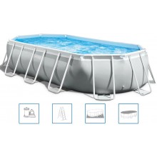 INTEX PRISM FRAME OVAL PREMIUM POOLS Basen Set 503 x 274 x 122 cm 26796GN