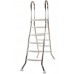 INTEX Drabinka do basenów rozporowych i stelażowych stal szlachetna, 5 + 5 stopnie 018020