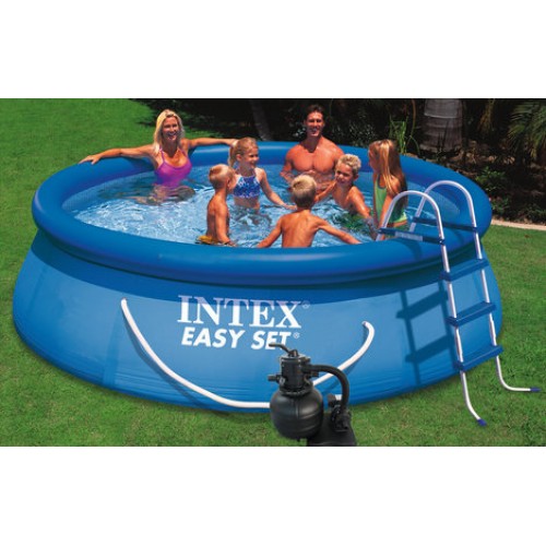 INTEX Basen Speed-Up Pool Set 488 x 107 cm+fitracja piaskowa+schodki+pokrywa 010020