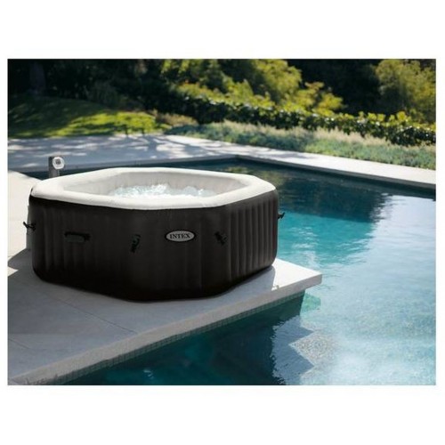 INTEX Jet & Bubble Spa Deluxe Octagon Jacuzzi system słonej wody, dla 6 osób 28456