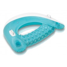 INTEX Sit 'n Float Dmuchane siedzisko z uchwytami, niebieskie 58859EU