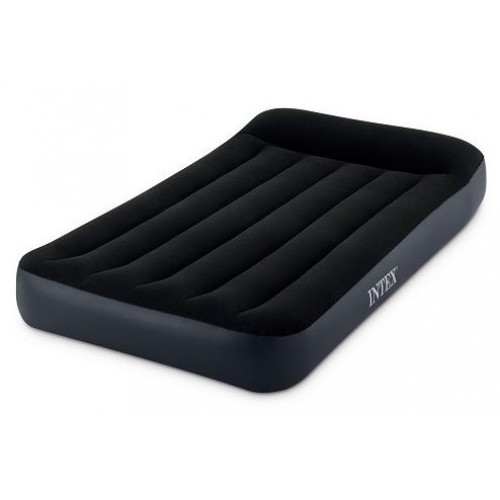 INTEX PILLOW REST CLASSIC AIRBED TWIN Materac nadmuchiwany welurowy 99 x 191 cm 64141