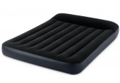 INTEX PILLOW REST CLASSIC AIRBED FULL Materac nadmuchiwany, welurowy 137 x 191 cm 64142