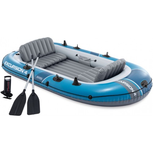 INTEX Excursion 4 Boat Ponton dmuchany 315 x 165 x 43cm 66324NP