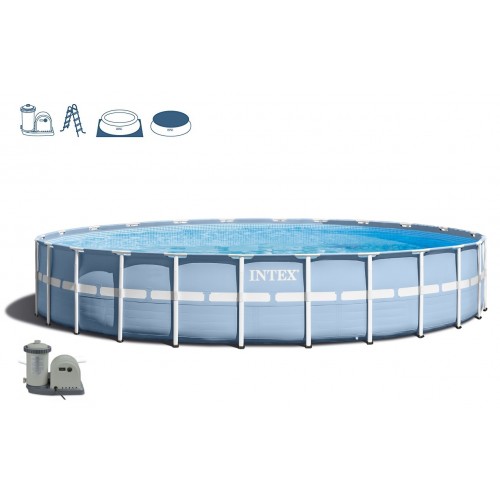 INTEX PRISM FRAME POOL SET basen 549 x 122 cm z filtracją kartuszową 28752GN