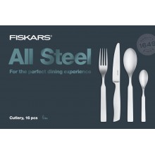 Fiskars Zestaw sztućców All Steel, 16 szt. 1054778