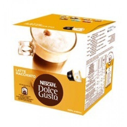 Wyprzedaż NESCAFÉ Dolce Gusto Kapsułki Latte Macchiato 16 prezterminowana.