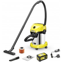 Kärcher WD 3-18 S Odkurzacz bezprzewodowy na mokro i sucho (18V/1 x 5,0 Ah) 1.628-576.0