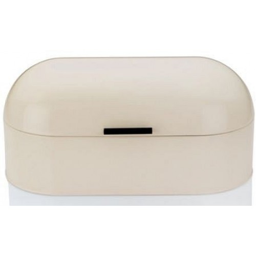 KELA Metalowy chlebak bin FRISCO beżowy 44 x 21,5 x 22 cm KL-11168