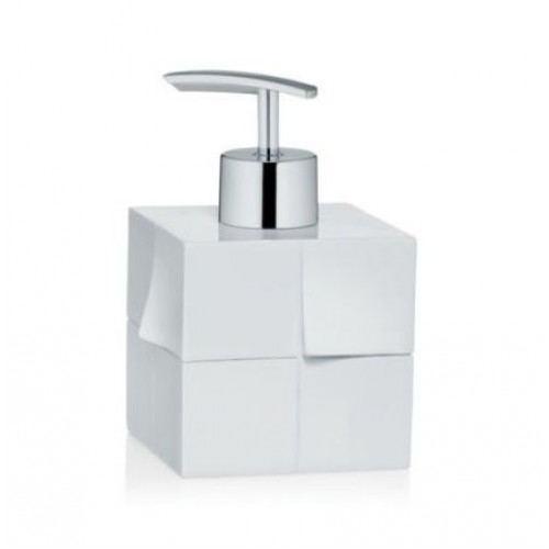 KELA dozownik na mydło DOBLEZ poly, biały 8x8x13cm KL-22797 KELA dozownik na mydło DOBLEZ poly, biały 8x8x13cm KL-22797
