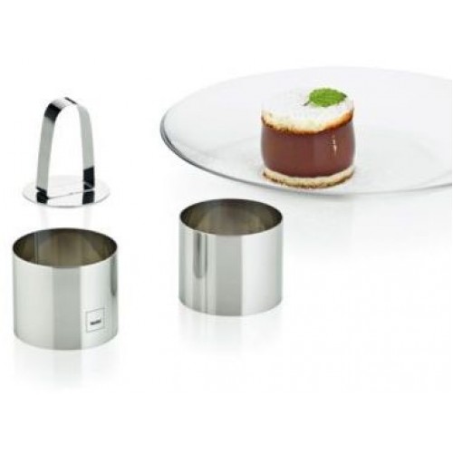 KELA Pierścienie ze stali nierdzewnej do formowania deserów i przystawek DECORE, KL-10780 KELA Pierścienie ze stali nierdzewnej do formowania deserów i przystawek DECORE, KL-10780