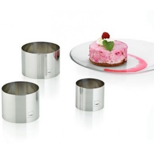 KELA Pierścienie ze stali nierdzewnej do formowania deserów i przystawek DECORE KL-10785 KELA Pierścienie ze stali nierdzewnej do formowania deserów i przystawek DECORE KL-10785