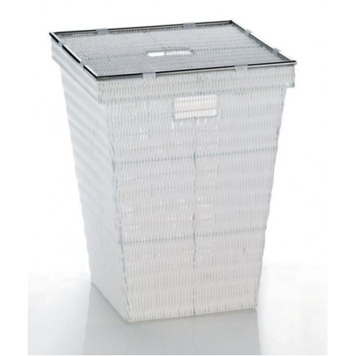 KELA Kosz na pranie 53x40x40 cm NOBLLESE biały KL-21083 KELA Kosz na pranie 53x40x40 cm NOBLLESE biały KL-21083