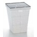 KELA Kosz na pranie 53x40x40 cm NOBLLESE biały KL-21083