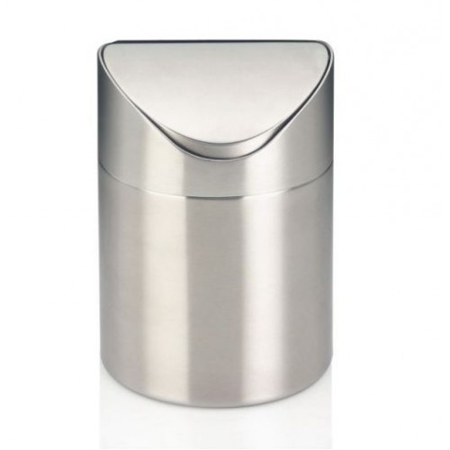 KELA Kosmetyczny / łazienkowy kosz na śmieci 1 L ELEGANCE stal nierdzewna KL-18298
