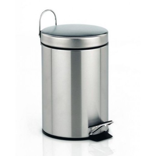 KELA Kosmetyczny / łazienkowy kosz na śmieci 5L JANOS srebrny KL-20879 KELA Kosmetyczny / łazienkowy kosz na śmieci 5L JANOS srebrny KL-20879