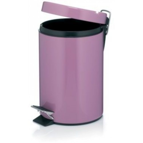 KELA Kosmetyczny / łazienkowy kosz na śmieci 3L LILAC różowy KL-22964