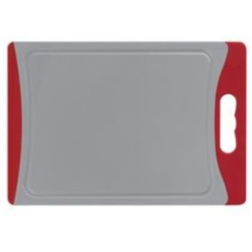 KELA Deska plastikowa LEIKA czerwono-szara, 29x20x0,9cm KL-11429