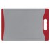 KELA Deska plastikowa LEIKA czerwono-szara, 29x20x0,9cm KL-11429