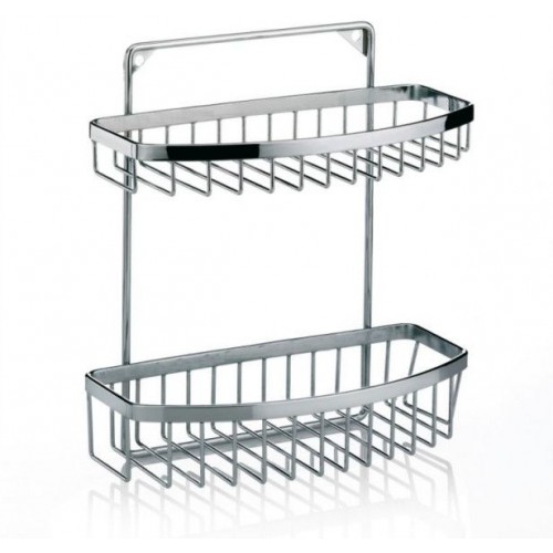 KELA Podwójna półka łazienkowa GALANT, 23x10,5x25, stal szlachetna KL-18918 KELA Podwójna półka łazienkowa GALANT, 23x10,5x25, stal szlachetna KL-18918