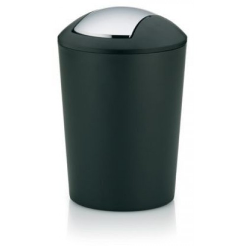 KELA Kosz na śmieci MARTA 29 x 19,5 cm, 5 L, plastik, czarny KL-22300 KELA Kosz na śmieci MARTA 29 x 19,5 cm, 5 L, plastik, czarny KL-22300
