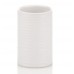 KELA Kubek łazienkowy GROOVE biała ceramika KL-20799