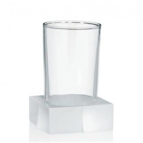 KELA kubek DOBLEZ poly, biały 7,5x7,5x11cm KL-22796