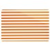 KELA Przezroczysta podkładka w pomarańczowe paski CADS 42,5 x 28,5 cm KL-10889